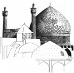 Masjid i sjah moskeen i Isfahan