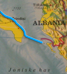 Overfarten fra Italia til Hellas